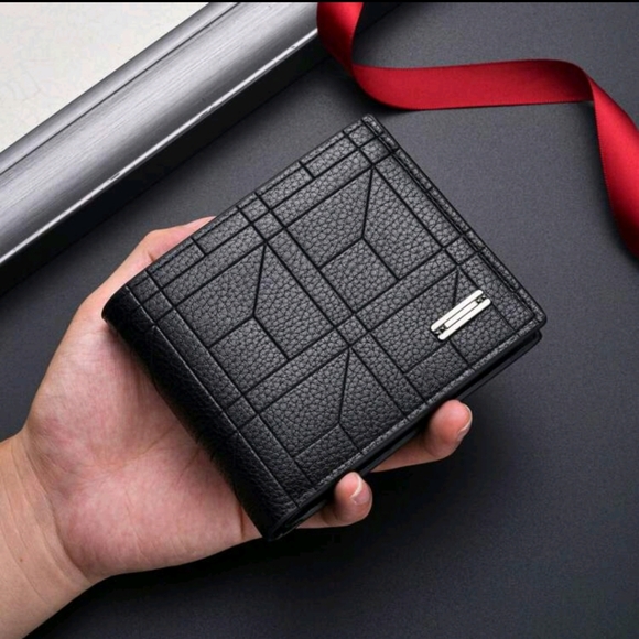 NEW! MENS WALLET BLACK COLOR - Picture 2 of 3